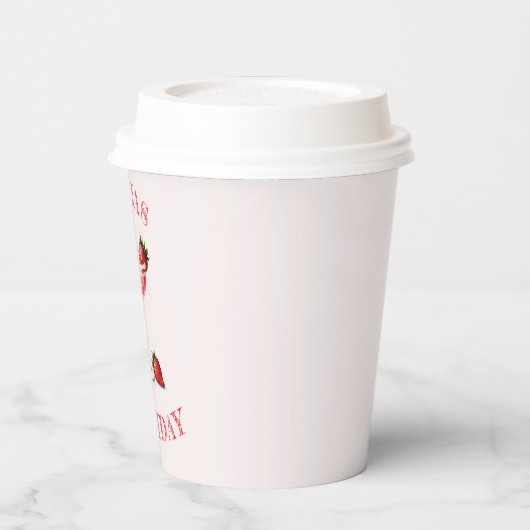 Papieren Beker met Gepersonaliseerd Cocktailontwer (Links)