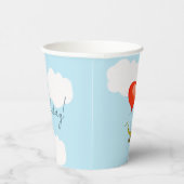 Papieren beker met krokodil karakter voor een verj (Rechts)