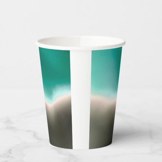Papieren Beker met Kustlijn (Links)