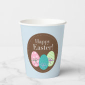Papieren beker met paaseieren (Achterkant)
