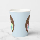 Papieren beker met paaseieren (Links)