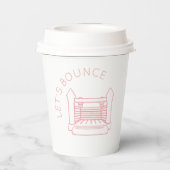 Papieren beker met poppenkast (Achterkant)