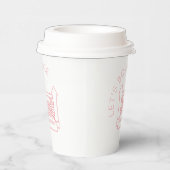 Papieren beker met poppenkast (Rechts)