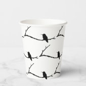 Papieren beker - Mingbird on Branch (Achterkant)