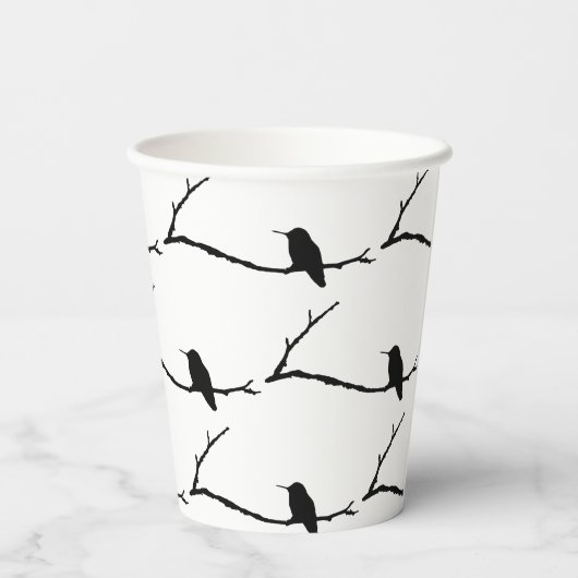 Papieren beker - Mingbird on Branch (Achterkant)