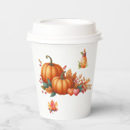 Papieren beker Rustic Herfst Baby shower Cup