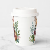 Papieren beker Rustiek Herfst Baby shower Cups (Links)