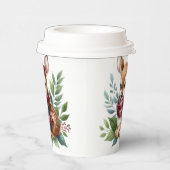 Papieren beker Rustiek Herfst Baby shower Cups (Rechts)