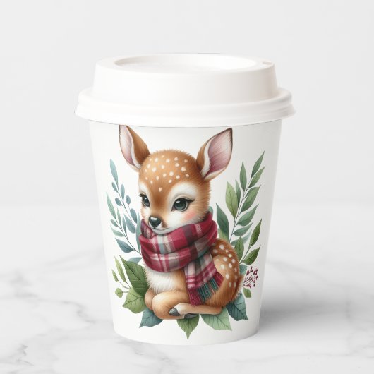 Papieren beker Rustiek Herfst Baby shower Cups (Voorkant)