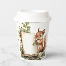 Papieren beker Rustiek Herfst Baby shower Cups