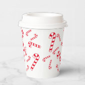 Papieren beker - snoeprietjes in rood (Rechts)