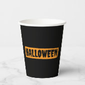 Papieren beker van de Drink partij Halloween (Voorkant)