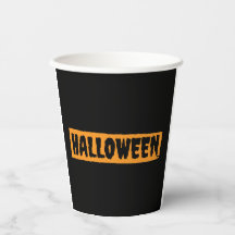 Papieren beker van de Drink partij Halloween