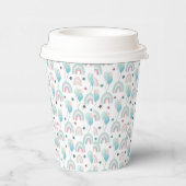 Papieren beker voor 1e verjaardag met schattige te (Rechts)