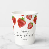 Papieren beker voor een baby shower (Achterkant)