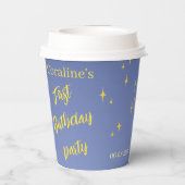 Papieren beker voor je eerste verjaardag met eenho (Achterkant)