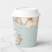 Papieren beker voor theebloem (Links)