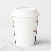 Papieren bekerontwerp met Barber-thema Bekers (Links)