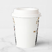 Papieren bekerontwerp met Barber-thema Bekers (Rechts)