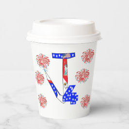 Papieren bekers 4 juli