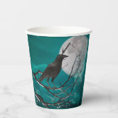 Papieren bekers, De Raven in Groen Bekers (Voorkant)