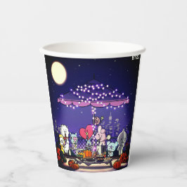 Papieren bekers met BT21 voor Halloween