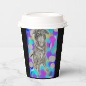 Papieren bekers met of zonder deksels (Voorkant)