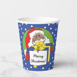Papieren bekers "Sinterklaas cadeaus" 0,24 l.