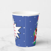 Papieren bekers "TySantaSaurus Rex" 8 oz. (Rechts)