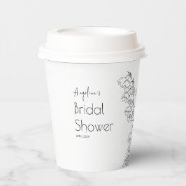 Papieren bekers voor een bruidsfeest.