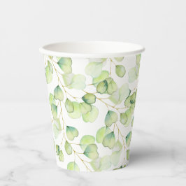 Papieren bekers voor een bruidsfeest.