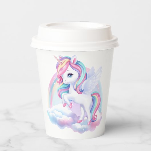 Papieren bekers voor een magisch verjaardagsfeestj (Voorkant)