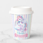 Papieren bekers voor een magisch verjaardagsfeestj (Voorkant)