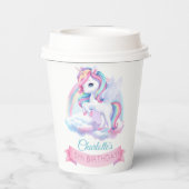 Papieren bekers voor een magisch verjaardagsfeestj (Achterkant)