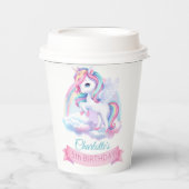 Papieren bekers voor een magisch verjaardagsfeestj (Voorkant)