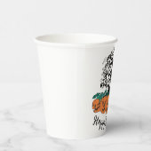 Papieren bekers voor Halloween (Rechts)