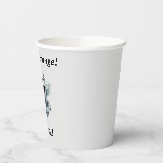 Papieren bekers voor Helloween feest (Links)