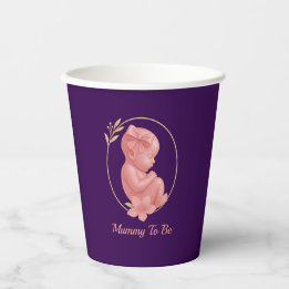 Papieren Bekers - Wordt Mama