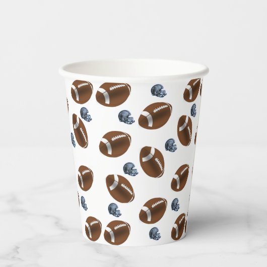 Papieren Bekersporten Voetbal Papieren Bekers (Achterkant)