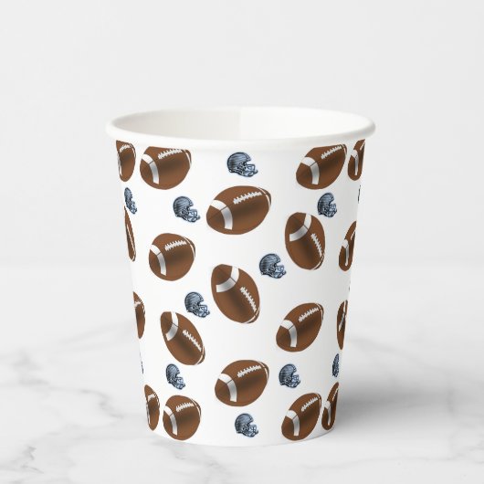Papieren Bekersporten Voetbal Papieren Bekers (Links)