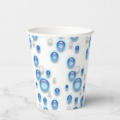 Papieren Bekertje - Borrelende Bubbles Bekers (Achterkant)