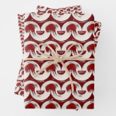 Papieren bladen met gebufferd buisvormig patroonde inpakpapier vel (In situ)