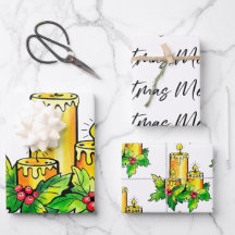 Papieren bladen met prettige kerstinslag