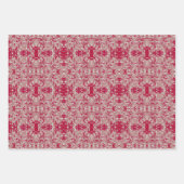 Papieren bladen met rode en beige marmer inpakpapier vel (Voorkant 3)