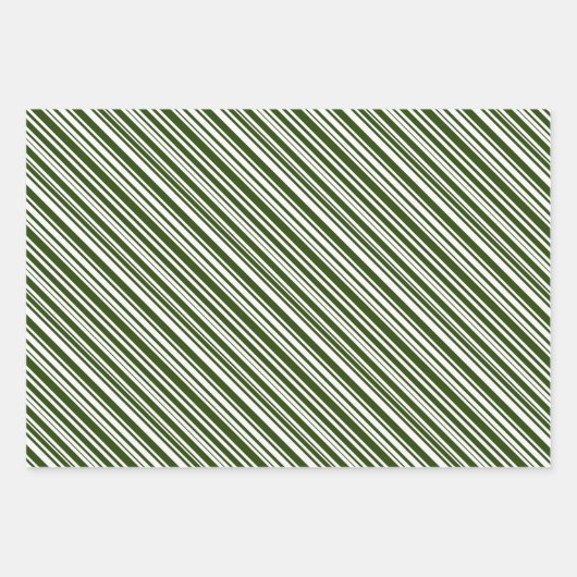 Papieren bladen met rode en groene kerstinslag inpakpapier vel (Voorkant 2)