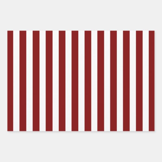 Papieren bladen met rode en witte strepen inpakpapier vel (Voorkant 2)