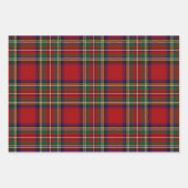 Papieren bladen met rode spelden voor ontwerpen inpakpapier vel (Voorkant 3)