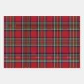 Papieren bladen met rode spelden voor ontwerpen inpakpapier vel (Voorkant)