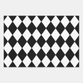 Papieren bladen met zwarte en witte inscripties inpakpapier vel (Voorkant 3)