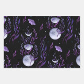 Papieren bladen van Paarse maan- en motdeartikelen Inpakpapier Vel (Voorkant 2)